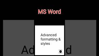 #computer #microsoft #tips #tutorial #tech #document #msword #advanced #formatting #styles #guide