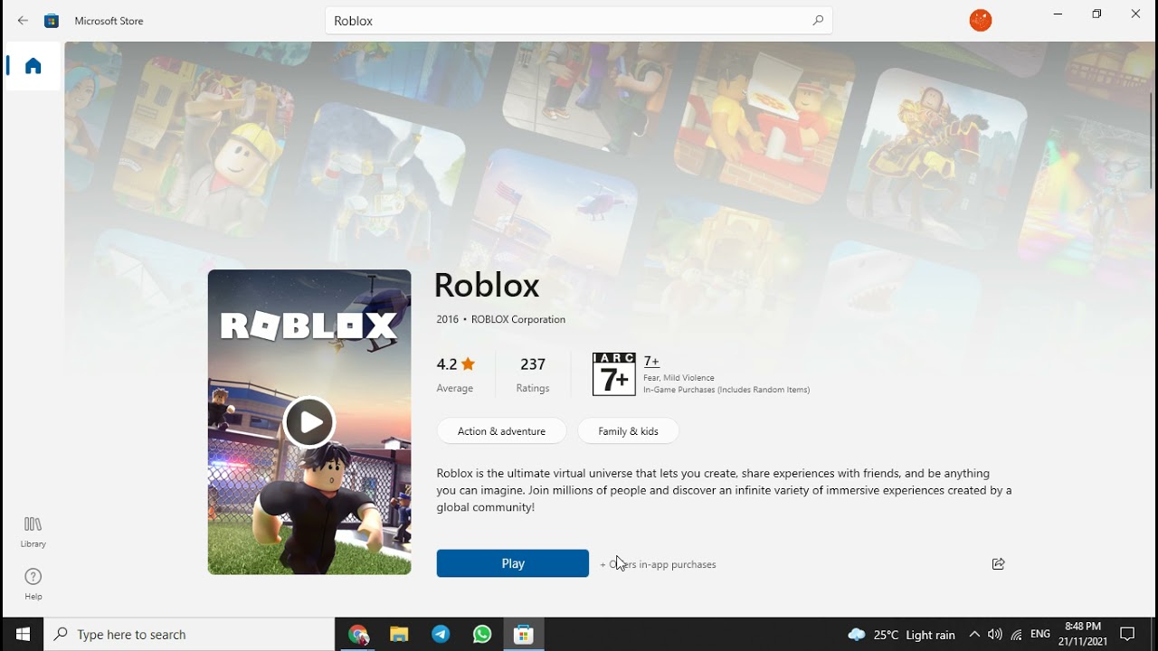 How to Download Roblox for Pc/Laptop with Microsoft Store Ι FEATURED 