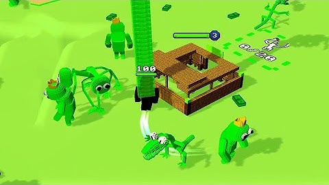 RAINBOW. IO OUTDO CRAFT TOWER ALL LEVELS GAMEPLAY  WALKTHROUGH PART 4