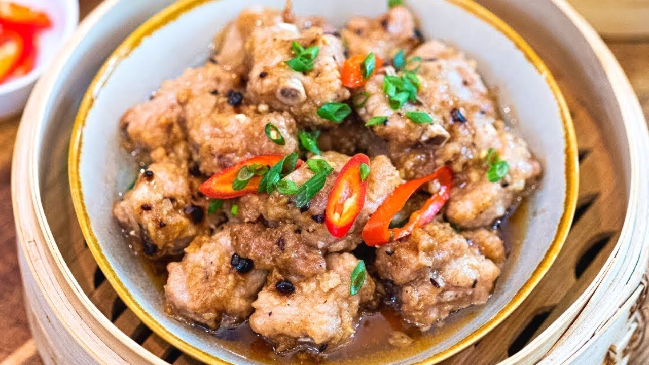 Cantonese Ribs with Black Bean Sauce Recipe (Dim Sum Style) | Souped Up Recipes