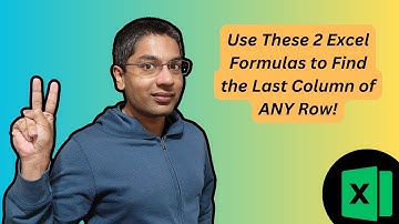 Use These 2 Excel Formulas to Find the Last Column Number of ANY Row!