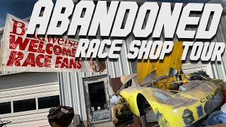ABANDONED 90'S NASCAR RACE SHOP TOUR | Touring my dad's Goody's Dash Series shop