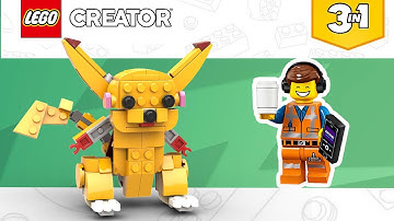 ⚡️LEGO Creator Wild Pikachu SET 31112🔥 Speed Build 3D