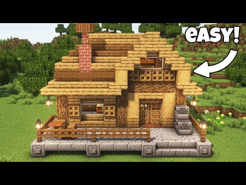 Minecraft Easy Survival House Tutorial⚒️
