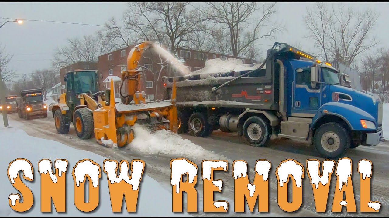 Montreal Snow Removal Operations (Downtown & Dorval) - Winter 2020