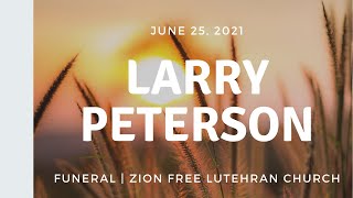 Funeral for Larry Peterson