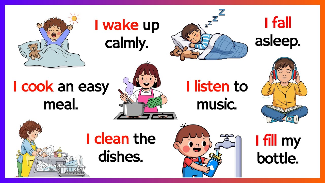 Говорите по-английски с детьми | Разговорный английский для детей | Английские предложения для по...