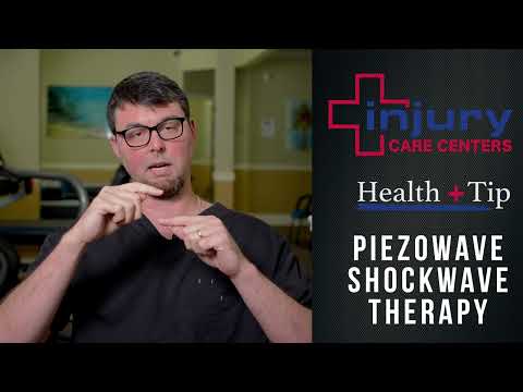 Health Tip w/ Dr. Adam Francis | Ep 12 Piezowave Shockwave Therapy | Injury Care Centers