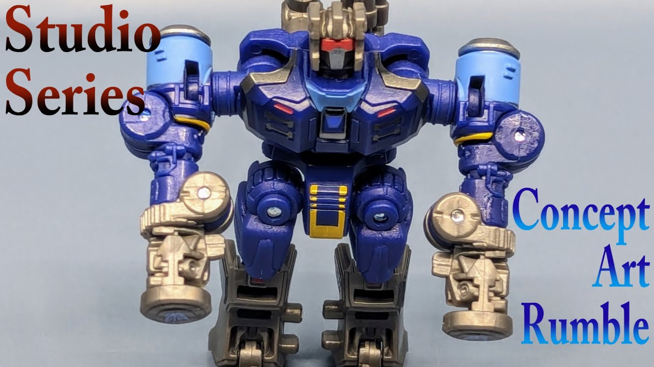 Chuck's Reviews Transformers Studio Series Concept Art Rumble - YouTube