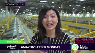 Inside an Amazon warehouse on Cyber Monday