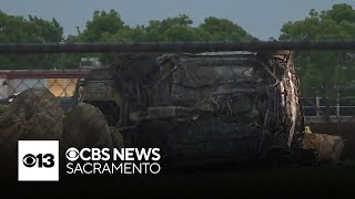 2 killed in fiery crash at Travis Air Force Base gate identified