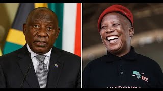 Malema As The New President! Ramaphosa Shows Fear Of Malema!!