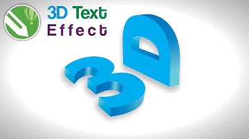 How to Apply 3D Text Effect in Corel DRAW  in Urdu Hindi