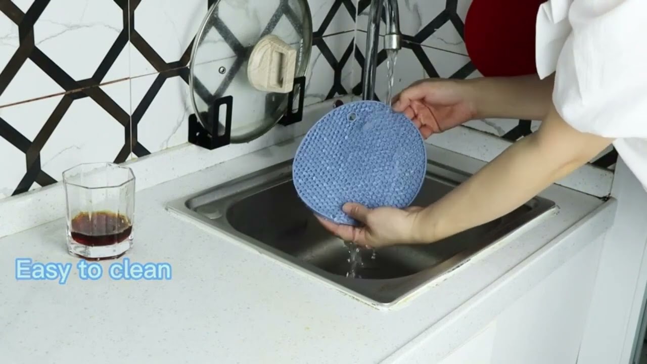 Walfos Silicone Trivet Mats Heat Resistant Pot Holders Set Multipurpose