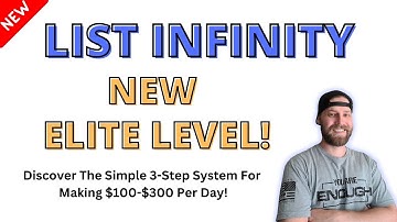 *NEW* List Infinity Elite Level Pays You $300! | What You Should Expect Before It Goes Live 🔴