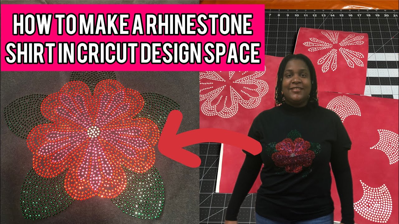 [Part 2] HOW TO MAKE A RHINESTONE SHIRT USING CRICUT DESIGN SPACE