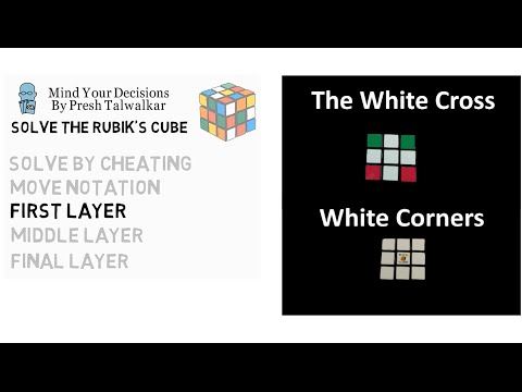 Solve The Rubik's Cube - The First Layer (Part 3/5)