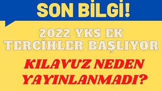  2022 Yks Ek Terci̇hler Başliyor Yks Ek Terci̇h Kilavuzu Ne Zaman Yayinlanir ? Ösym