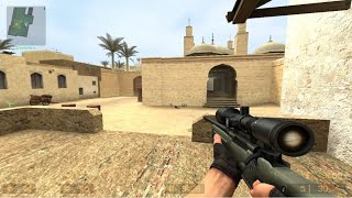 Counter Strike Source VS 3 Hard BOT Solo Gameplay