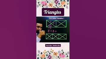 Finding number of triangles | Counting of figures | #shorts #reasoning #ssc Railway SSC exam