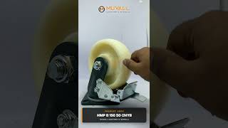 500 kg Heavy Duty Cast Nylon Brake Castor | HMP B 150×50 CNYB | Muvall