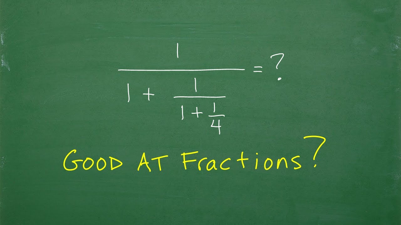 ⁣Good at Fractions? Try this….