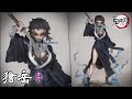 【鬼滅の刃】獪岳(女体化)のフィギュアを作ってみた【粘土】How to make a figure of Kaigaku female ver. thumbnail