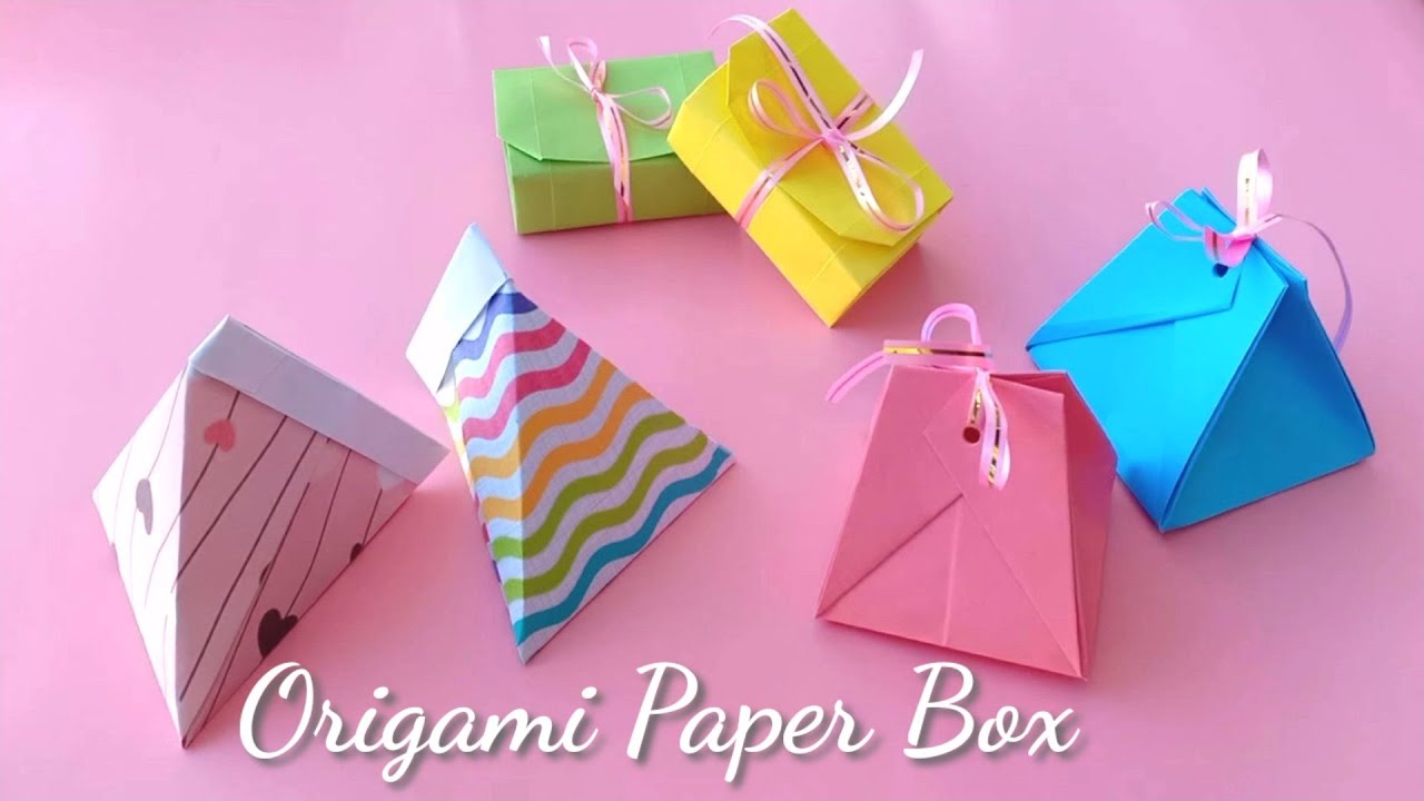 Gift idea - Protective box + 350 origami sheets (4 different types)