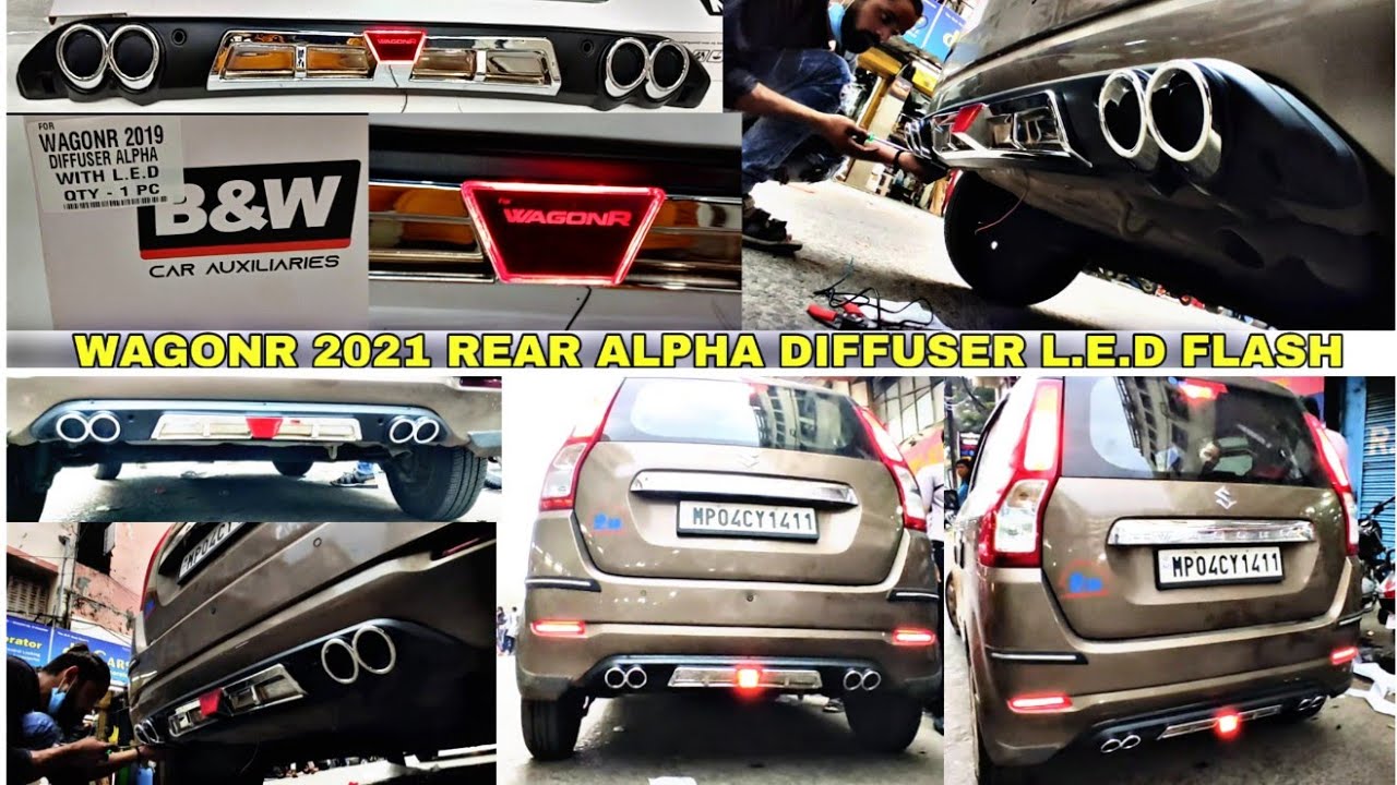 Wagonr 2021 All Modified Accessories Alpha Diffuser with L.E.D Flash