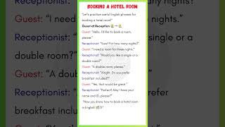 Booking a Hotel Room in English | Travel Phrases for Beginners 🏨✈️