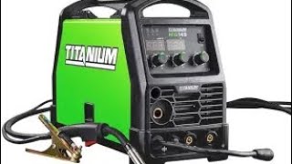 Titanium 140 welder unboxing setup and use