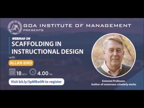 Webinar on Scaffolding in Instructional Design with Dr. Allan Bird- TEF2102@GIM