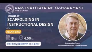 Webinar on Scaffolding in Instructional Design with Dr. Allan Bird- TEF2102@GIM
