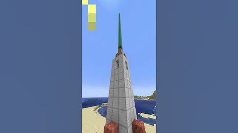 #shorts how to make working rocket in minecraft