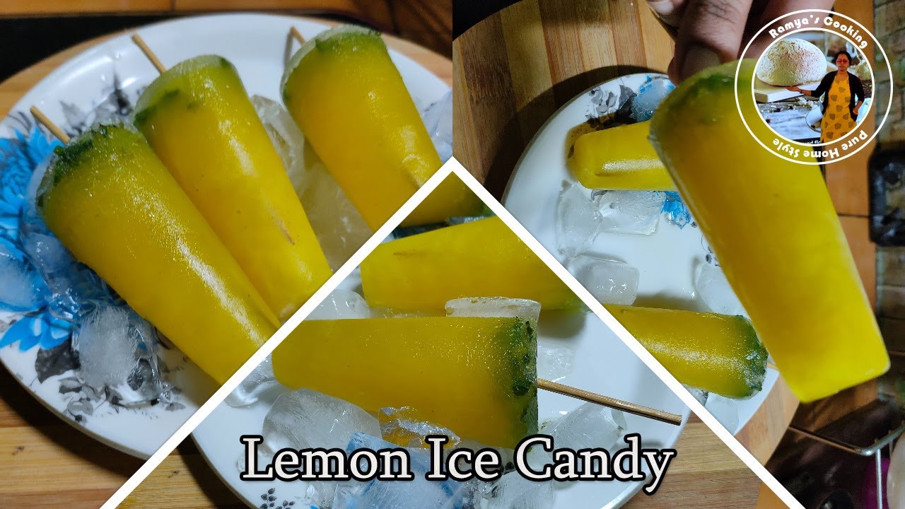 Lemon Ice Candy in Tamil Lemon Ice Cream REcipe in Tamil Ice Candy