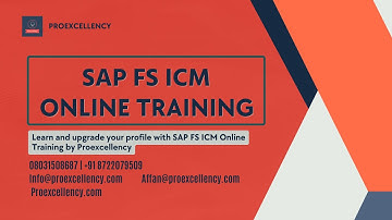 SAP FS ICM Online Training | SAP FS ICM Training for Beginners with Certifications Guidelines