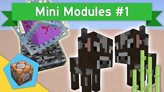 TWINS & CRYSTAL PLATES in Minecraft Vanilla 1.10+ | Mini Modules #1 Animal Twins & Crystal Bases