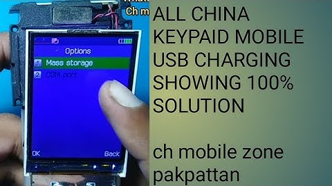 connect charger usb showing problem any keypad mobile 100% done