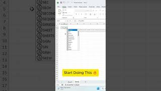 Excel Auto Day Fill 🔥 | DAY + SEQUENCE Formula Trick #Shorts #excel #exceltips #exceltutorial