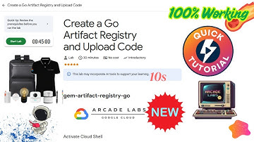 Create a Go Artifact Registry and Upload Code | gem-artifact-registry-go | Quick & Easy #qwiklabs