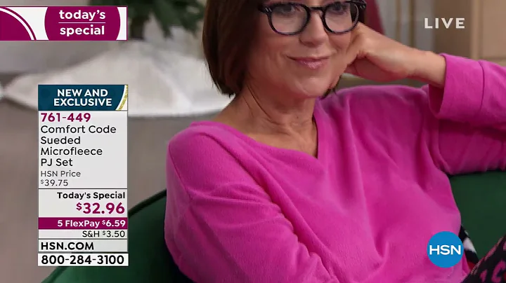 Comfort Code Sueded Microfleece PJ Set