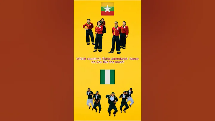 ✈️ Flight attendants from 2 countries vibing to “Blurred Lines”