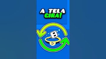 A MUDANÇA DE GRÁVIDADE GIRA A TELA NO GEOMETRY DASH!! #geometrydash  #games #gd #shorts