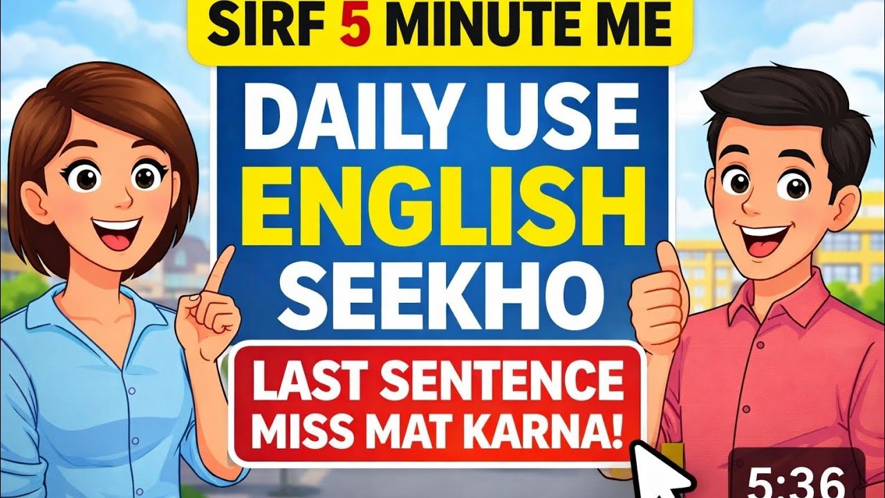 Learn English Daily Sentences for 5 min Daily English Practice ...