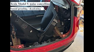 Tesla Model Y Noise cancelling / Sound proofing