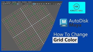 How to Change the Grid Color in Autodesk Maya || AutoDisk Maya 2023||