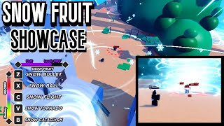 SNOW FRUIT SHOWCASE (One Fruit Simulator)