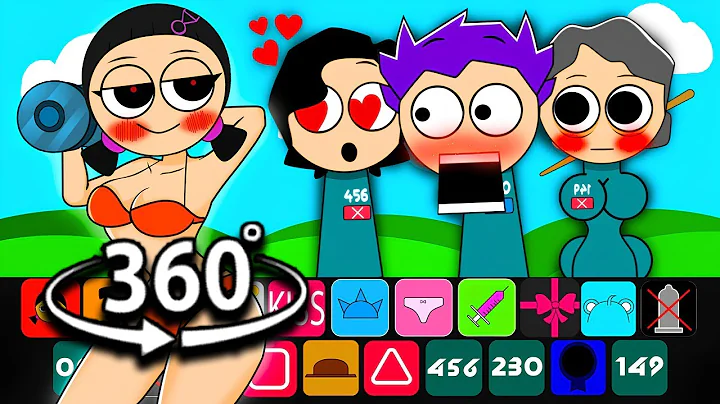 360° VR Incredibox Sprunki Sinner Edition NEW LOVE SQUID GAME MOD! - Sprunki #sprunki #incredibox