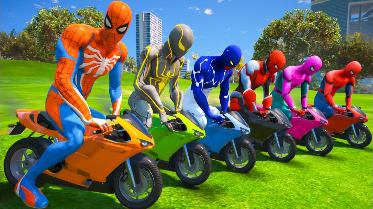 МИНИМОТО! ГЕЙМПЛЕЙ GTA 5 НА МОТОЦИКЛЕ — ЧЕЛОВЕК-ПАУК НА МОТОЦИКЛЕ — НЛО НА ПЛЯЖЕ