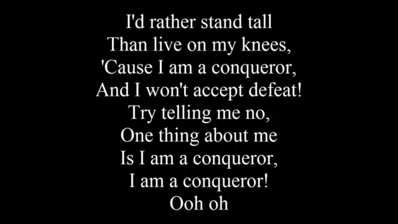 Conqueror lyrics